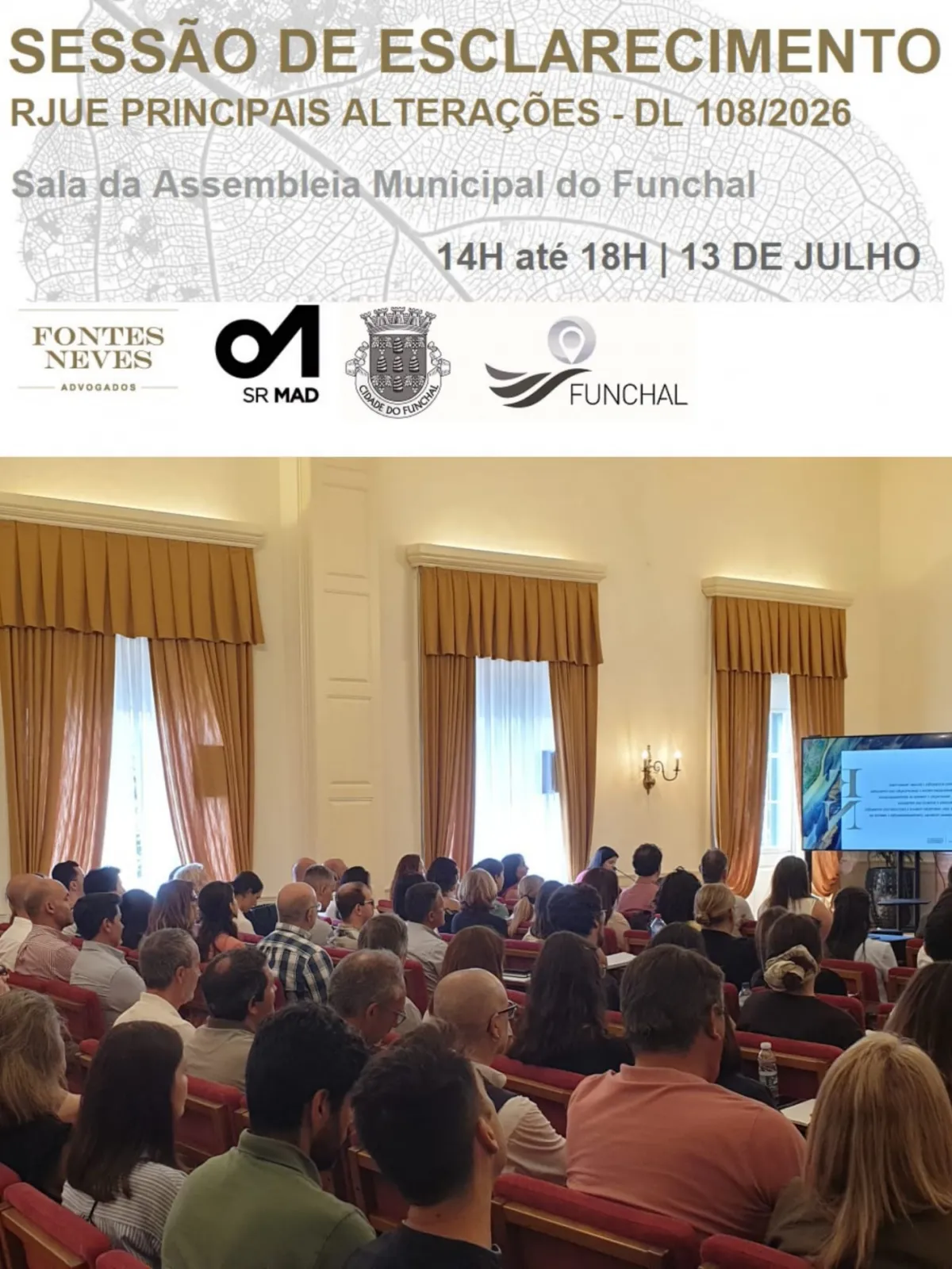 Sess&atilde;o de esclarecimento | Altera&ccedil;&otilde;es do RJUE